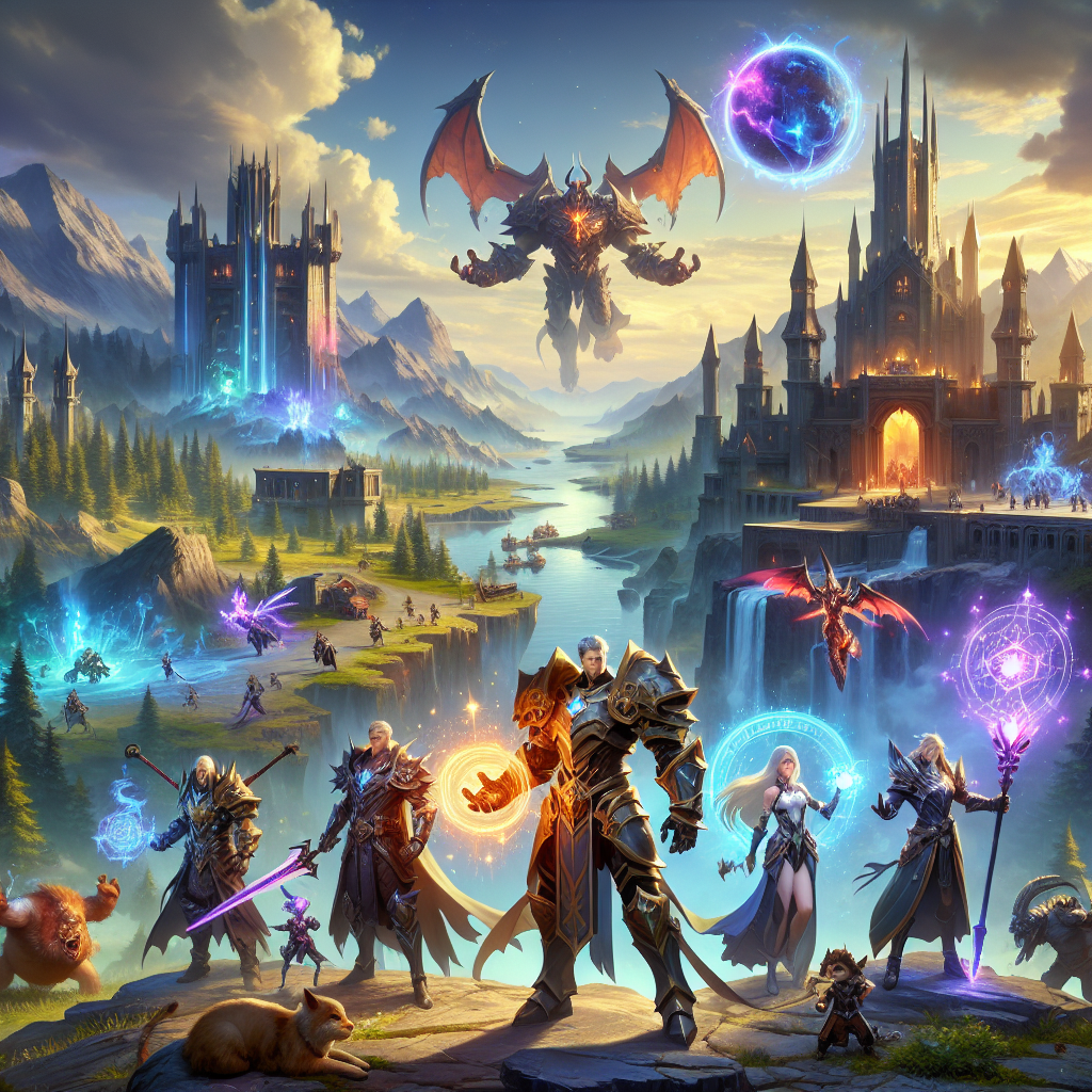 Conquering MMO Landscapes: An In-depth Guide to Raiding Strategies and Character Builds